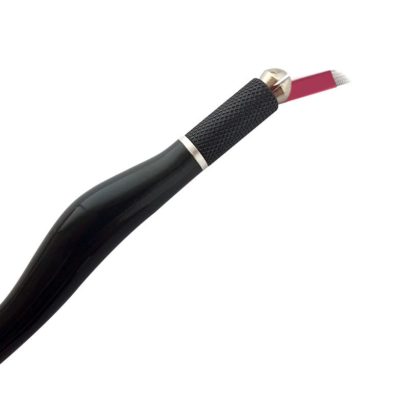 Чёрный PCD тату кристал pen ручной работы туман pen вышитая бе́з стрелок ножной стул плавающий бровь чернильница