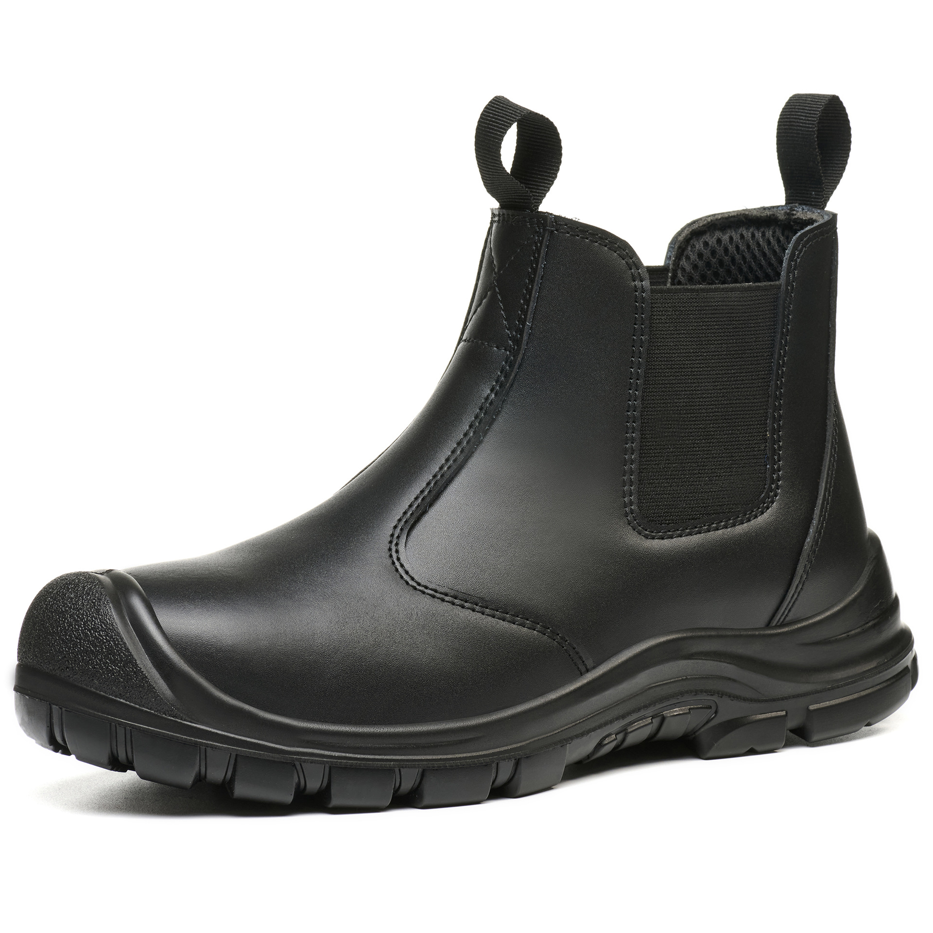 Men Special Work Shoes Men's Steel Toe Breathable Slip-On Safety Casual Fashion Work Shoes_vogvips.com