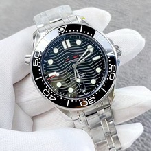 厂家直销海马300米系列跨境外贸男士自动机械防水陶瓷圈夜光手表