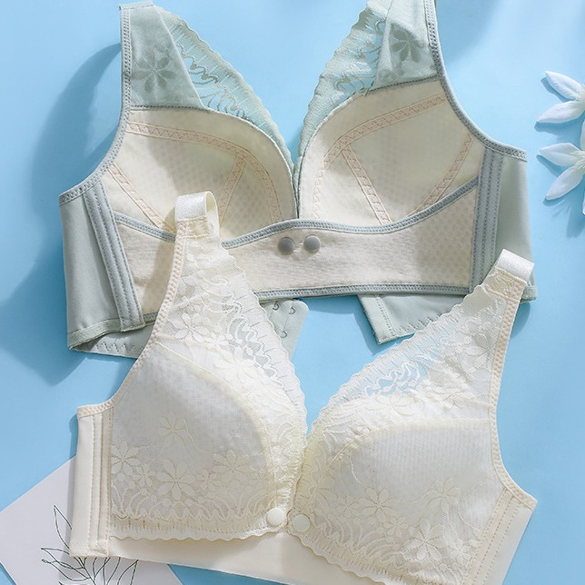 Maternity Bra Push-up Bra for Breastfeeding Women, Comfortable Thin Cup Bra without Underwire for Pregnancy and Postpartum Breastfeeding