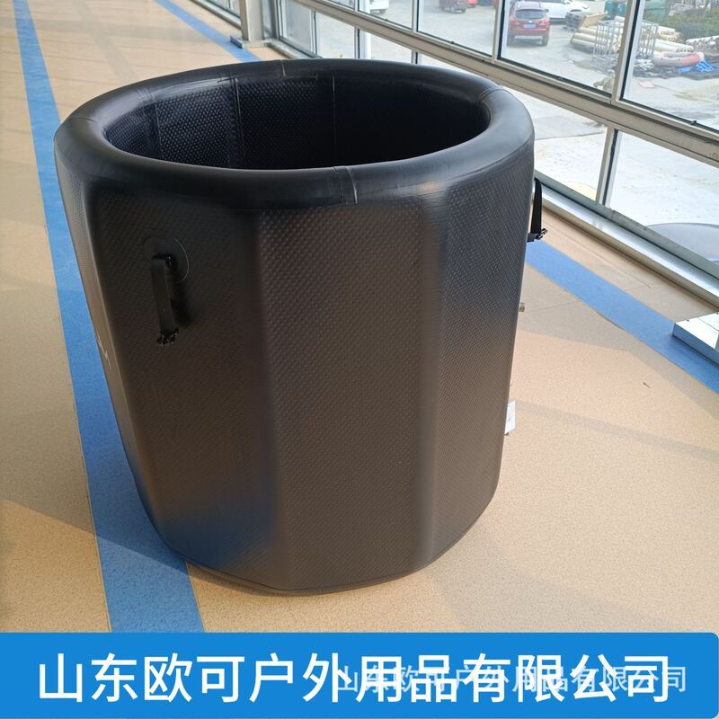 Portable Ice Bath Bucket, Thickened Bath Bucket, Cold Therapy Ice Bath, Inflatable Foldable Bath Bucket, Brushed Ice Bucket