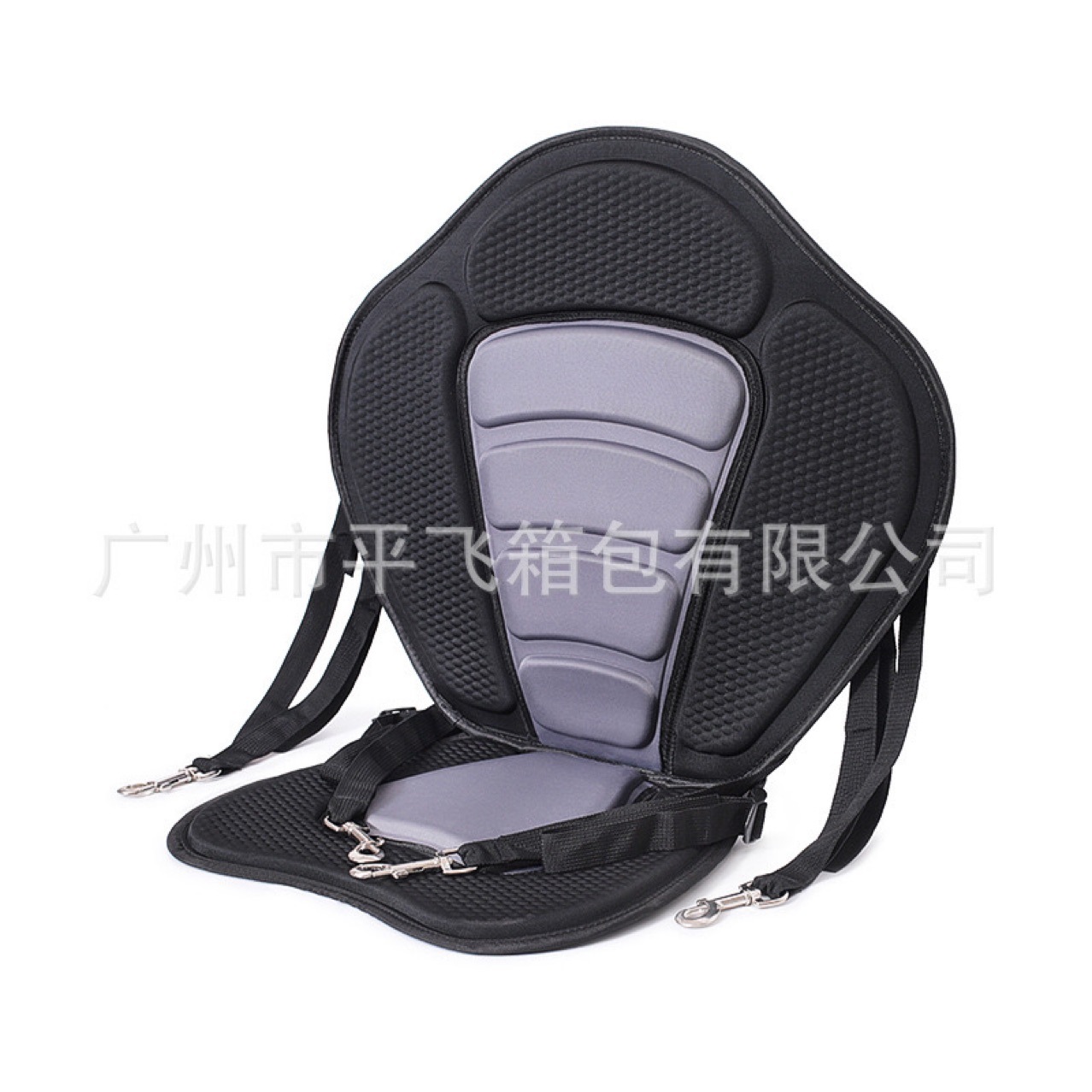 加厚冲浪板坐垫独木舟钓鱼船皮划艇压模eva靠背坐垫座椅带收纳包