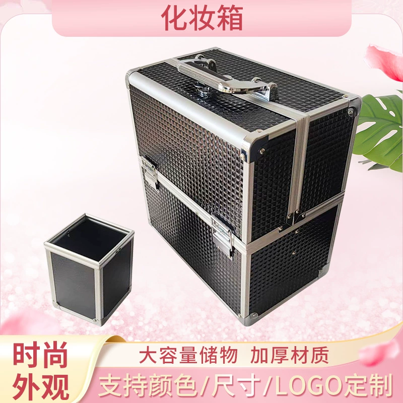 Capacious storage system, handheld suitcase for manicure