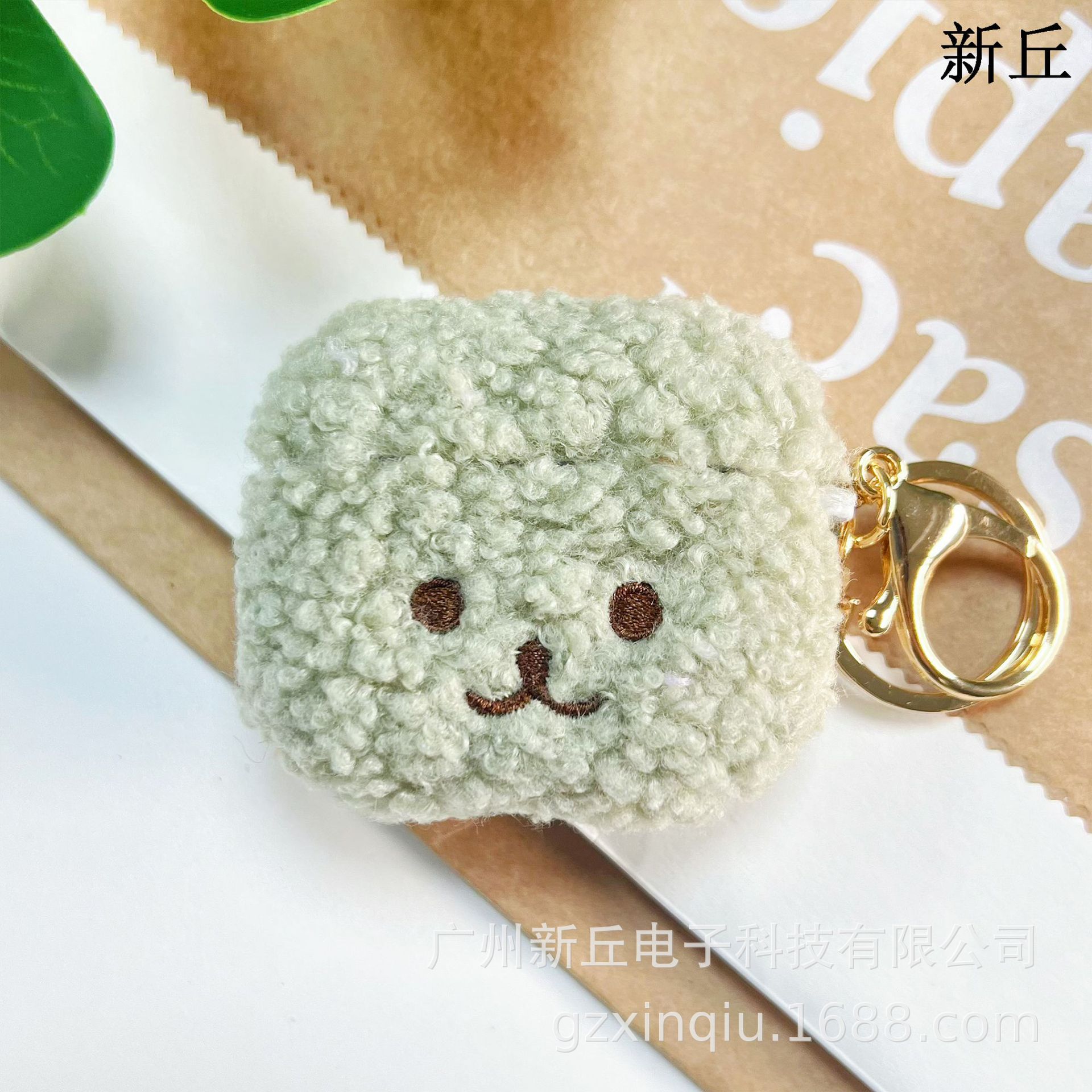 Venta directa de fábrica, fundas de peluche para auriculares, compatibles con Apple Airpods, nuevas fundas protectoras para auriculares.