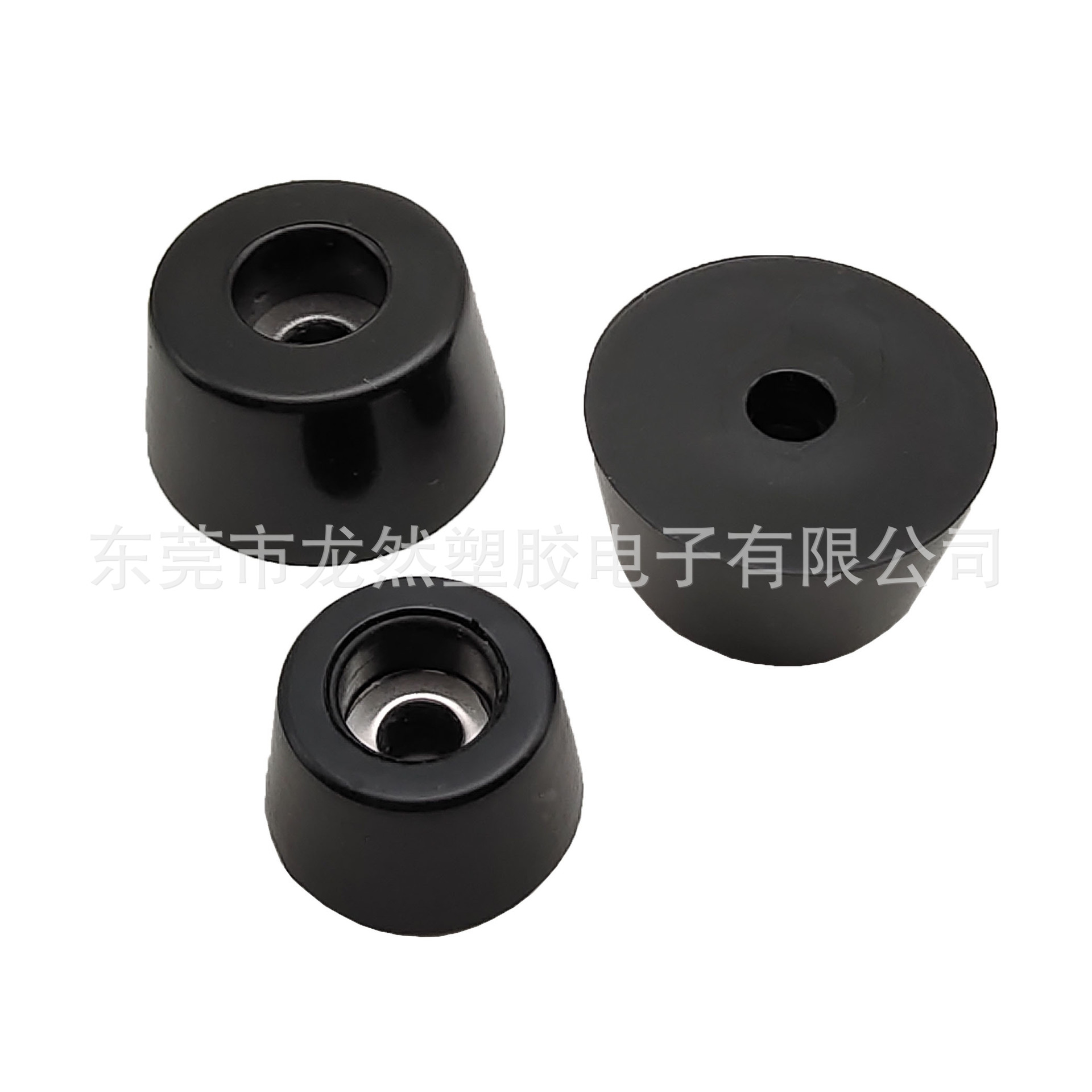 19*15*11mm黑色橡胶脚垫 家具机箱仪器防滑减震缓冲胶垫