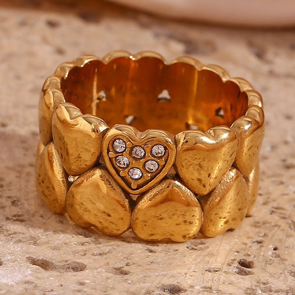 10g Weight Rings Classification 6, 7, 8 Ring Size 1 Piece Quantity Daily Occasion 304 Stainless Steel Material Geometric, Oval Pattern Women's Gender Elegant Style Wholesale Jewelry Elegant Geometric Oval 304 Stainless Steel Rings 5