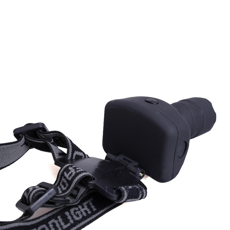 3W LED luz fuerte faro zoom telescópico de tres velocidades faro de pesca faro de camping luz de textura esmerizada