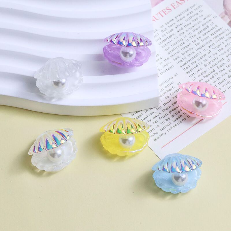 Electroplating color with pearl shell cream glue mobile phone case material resin accessories wholesale diy jewelry accessories