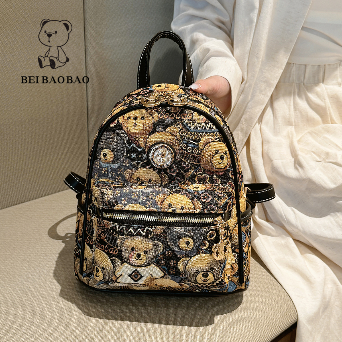 2024 new leisure schoolbag niche commuter leisure large capacity backpack_voghion.com