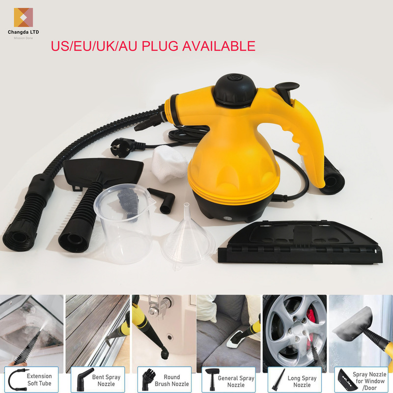 Handheld steam cleaner, multi-functional, all-in-one, for home use, kitchen, and high-temperature steam cleaning of grease and oil, suitable for European and American markets