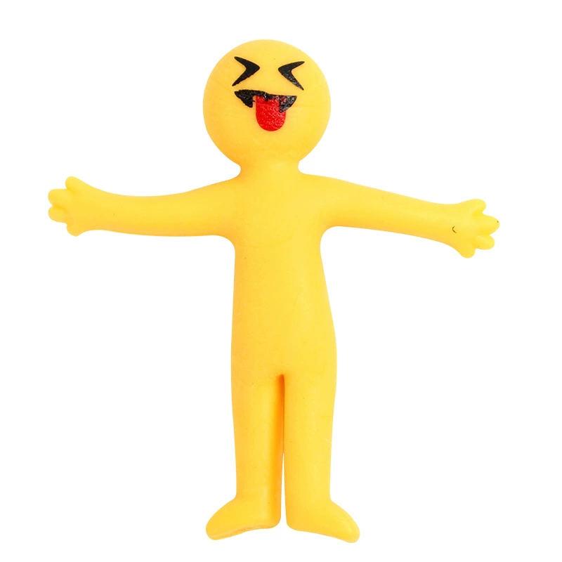 Желтые минифигурки, маленькая игрушка, слайм, антистресс