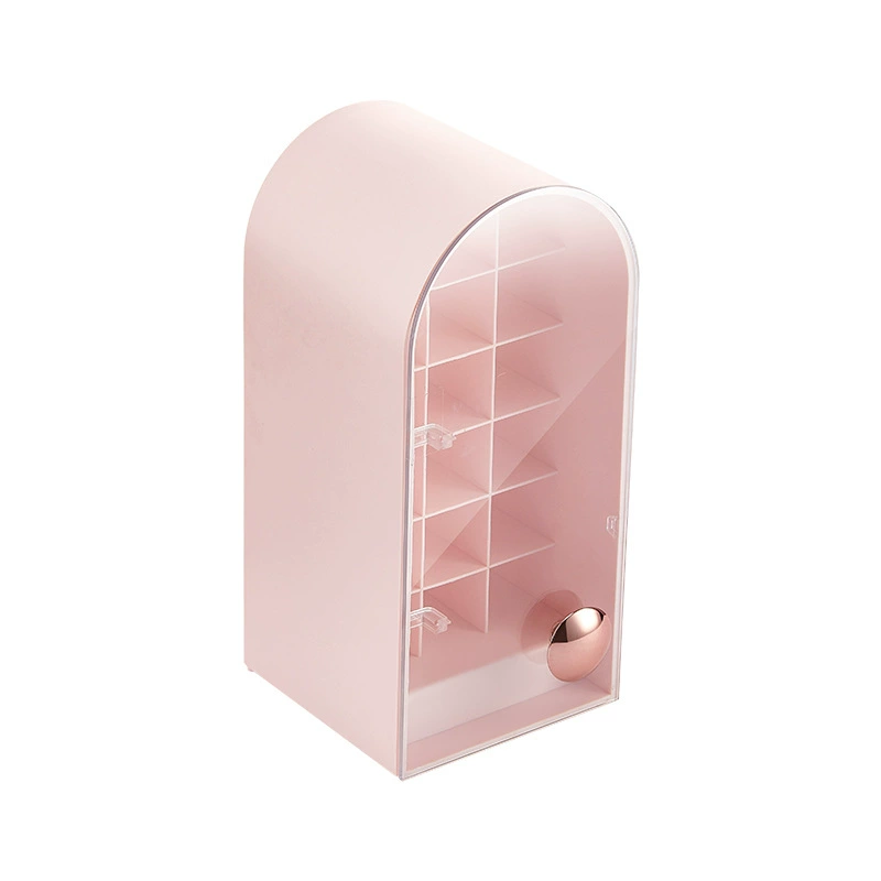 Lipstick, dustproof table cosmetic storage box for home use, capacious tubing