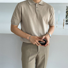 夏の薄手男性修身カジュアルpoloシャツファッションtシャツ半袖韓国版潮対外貿易クロスボーダー工場卸売り