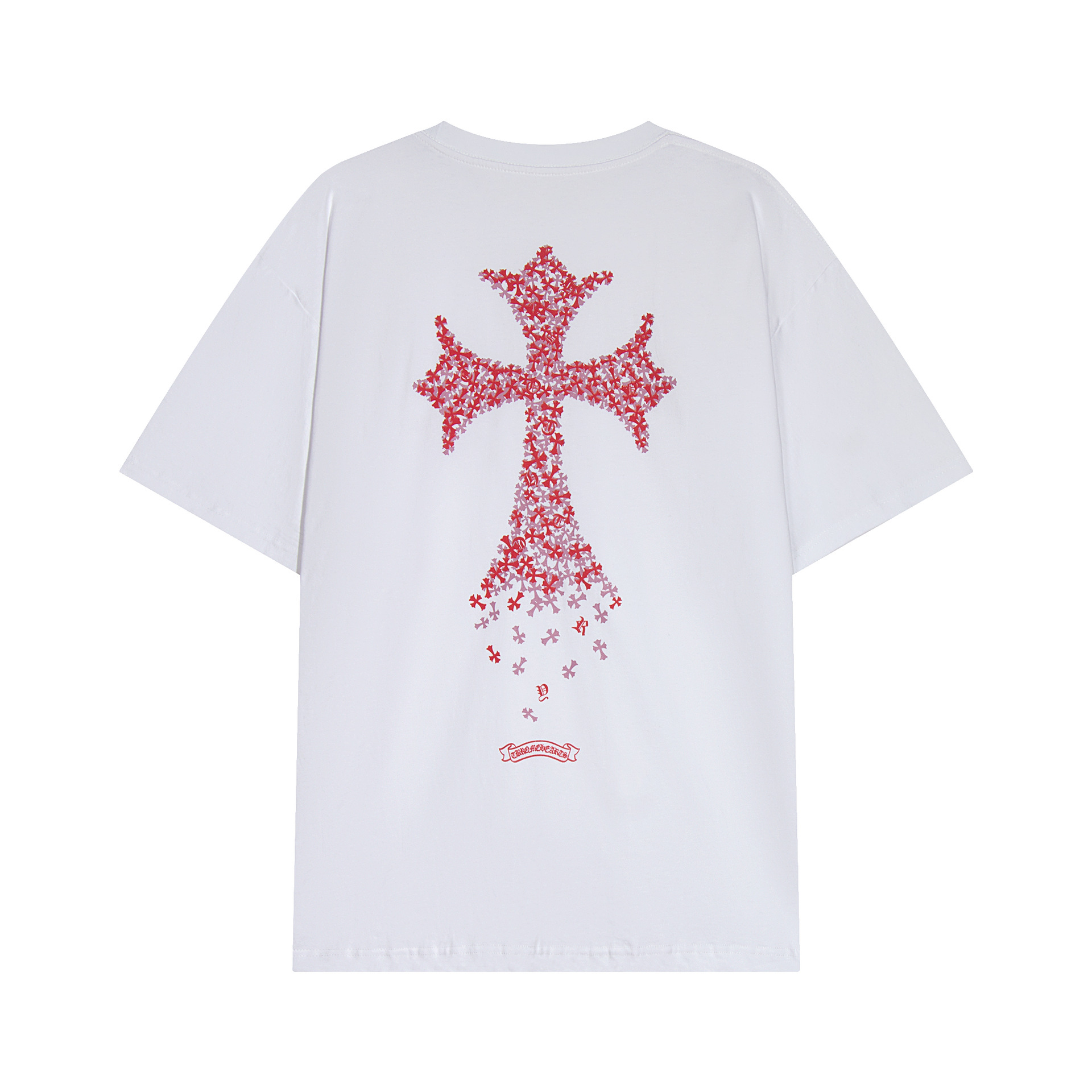 Chrome Heart 24 nuevo Crocodile de verano de moda europea y americana camiseta de manga corta para hombres y mujeres
