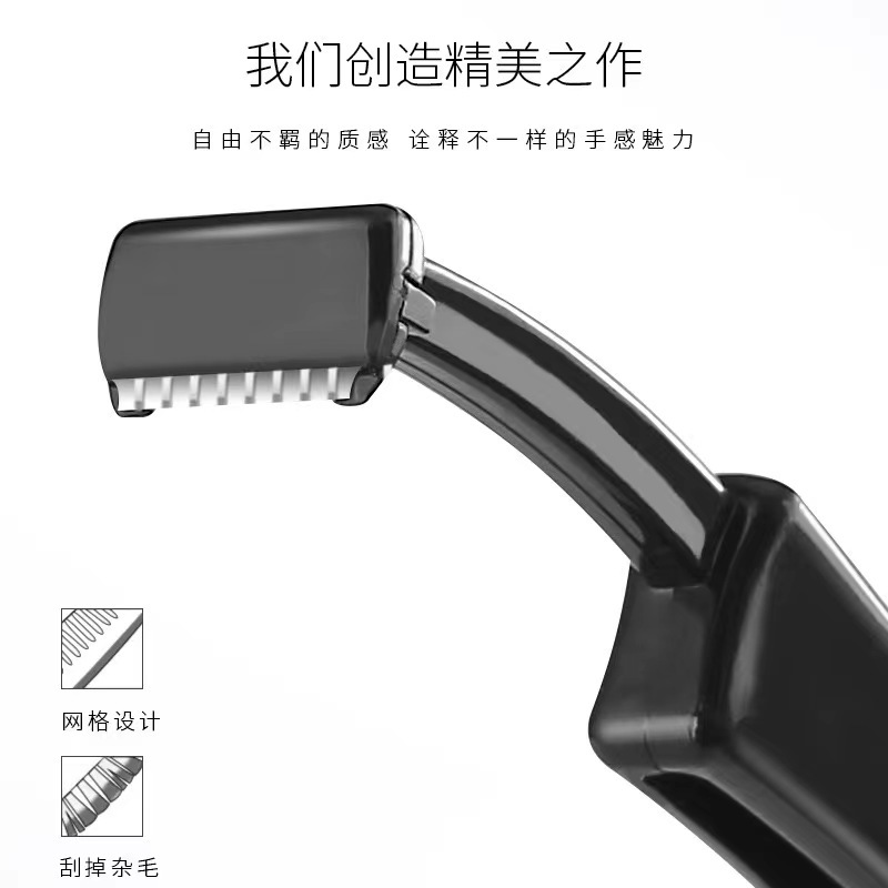 Herramientas de maquillaje de belleza tijeras de cejas de acero inoxidable peine de cejas clip de cejas tijeras de cejas traje