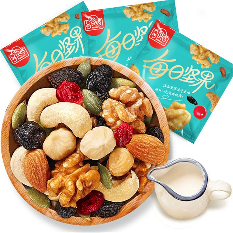 Daily Nuts Оптовый поставщик пакетов Оптовая сухофрукты Закуска Орехи Смешанные сухофрукты Закуска Подарочная упаковка