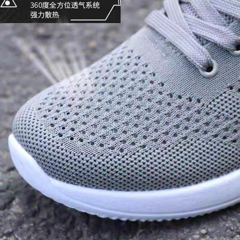 Shoes wholesale for men 2022 spring and summer comfortable breathable flying woven men's shoes fashion wear-resistant running shoes casual sports shoes men