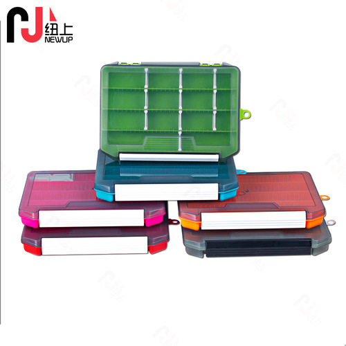 New Colorful Lure Box 21*14.5*2.5CM Multi-Grid Fishing Bait Set Box Accessories Fishing Gear Supplies Box Wholesale