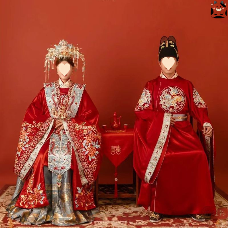 Ming-Style Hanfu Wedding Dress 2026 Bride Wedding Gown Traditional Chinese Wedding Attire Full Set