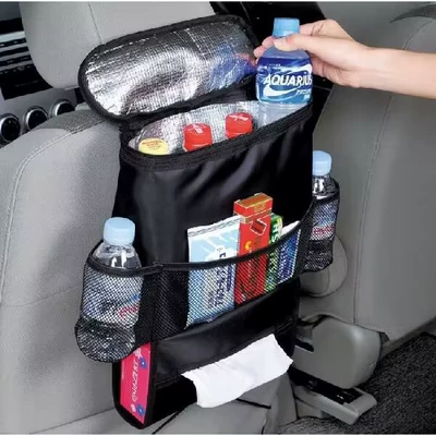 Multi-functional storage bag car storage bag thermal insulation cold car chair back storage bag chair hanging bag ice bag