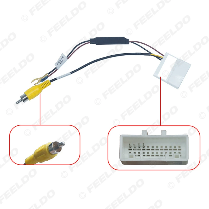 Подходит для Kia/Hyundai 2015+ 24-контактный кабель заднего вида, переходной кабель, адаптер для камеры заднего вида