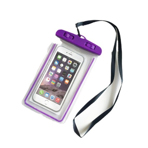  new mobile phone waterproof bag touch screen mobile phone case pvc outdoor swimming fluorescent mobile phone bag wholesale