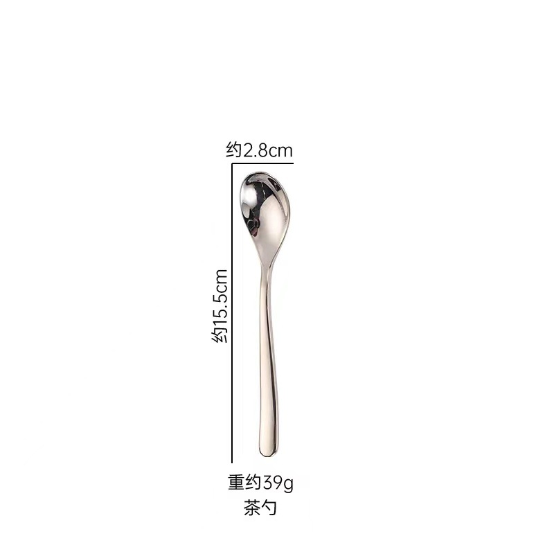 304 스틸 티스푼(실버)