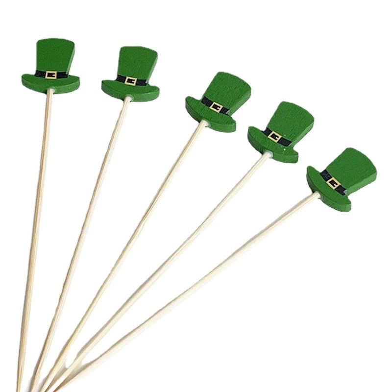 12cm одноразовые бамбуковые палочки домашние креативные бамбуковые палочки персонализированные десерты фруктовые вилки художественные фруктовые палочки спот оптом