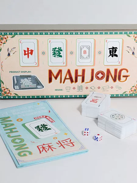Portable Mahjong Outdoor Pvc Mahjong Travel Mahjong Dormitory Mahjong Original New Product New Creative Gift Mahjong