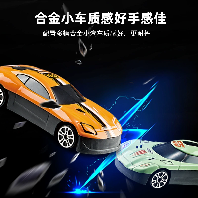 Transformer, folding truck, storage system railed, Olympic racing car, metal inertia transport, toy car