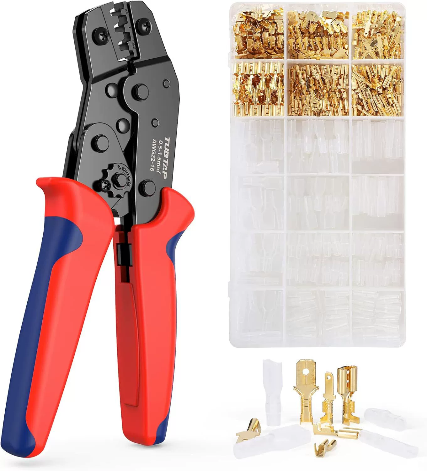 Набор плоских вилок Crimpzange - TUBTAP ®   плоская вилка