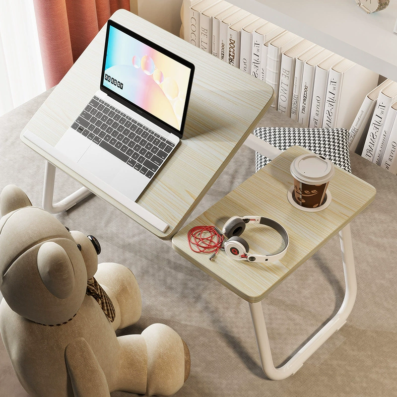 Маленький стол на кровати Поднятый стол Складной стол ноутбук спальня ленивый общежитие обучение деревянный стол доска