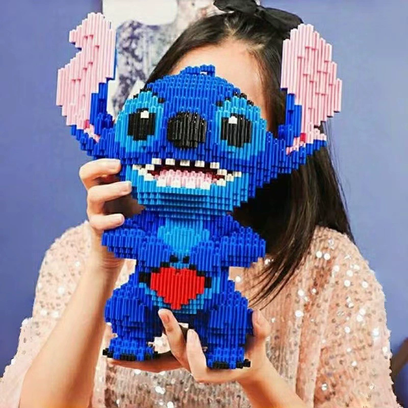 【Hot 5600PCS Stitch Building Blocks】Совместимы с Lego, детские образовательные наборы для сборки, подарок с мелкими частицами