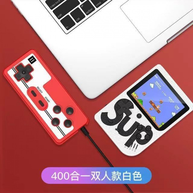 Juegos de mano SUP 400 en uno Juegos electrónicos para niños Nuevo clásico nostálgico Juegos recargables para dos jugadores