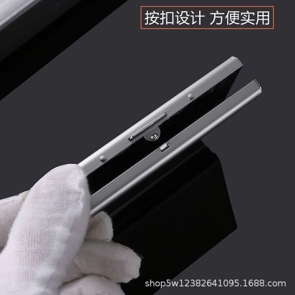 Handheld anti-magnetic small card holder for men and women stainless…