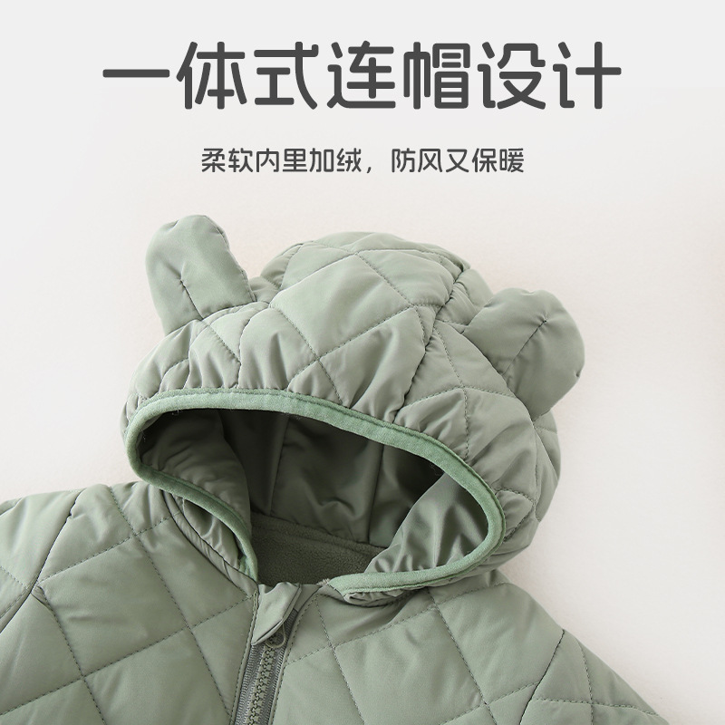 Categoría A ropa de invierno para bebés para hombres y mujeres, monos acolchados, ropa de algodón, ropa para gatear para recién nacidos, ropa de algodón cálida para salir