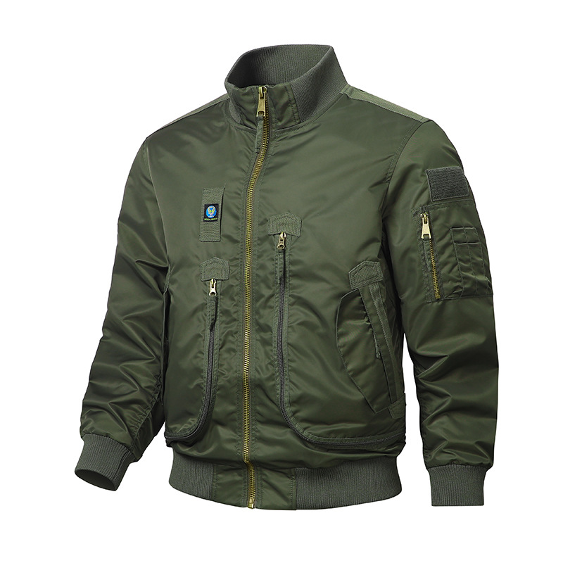Chaqueta de hombre primavera y otoño chaqueta de béisbol 2023 nueva chaqueta de piloto de moda coreana chaqueta casual
