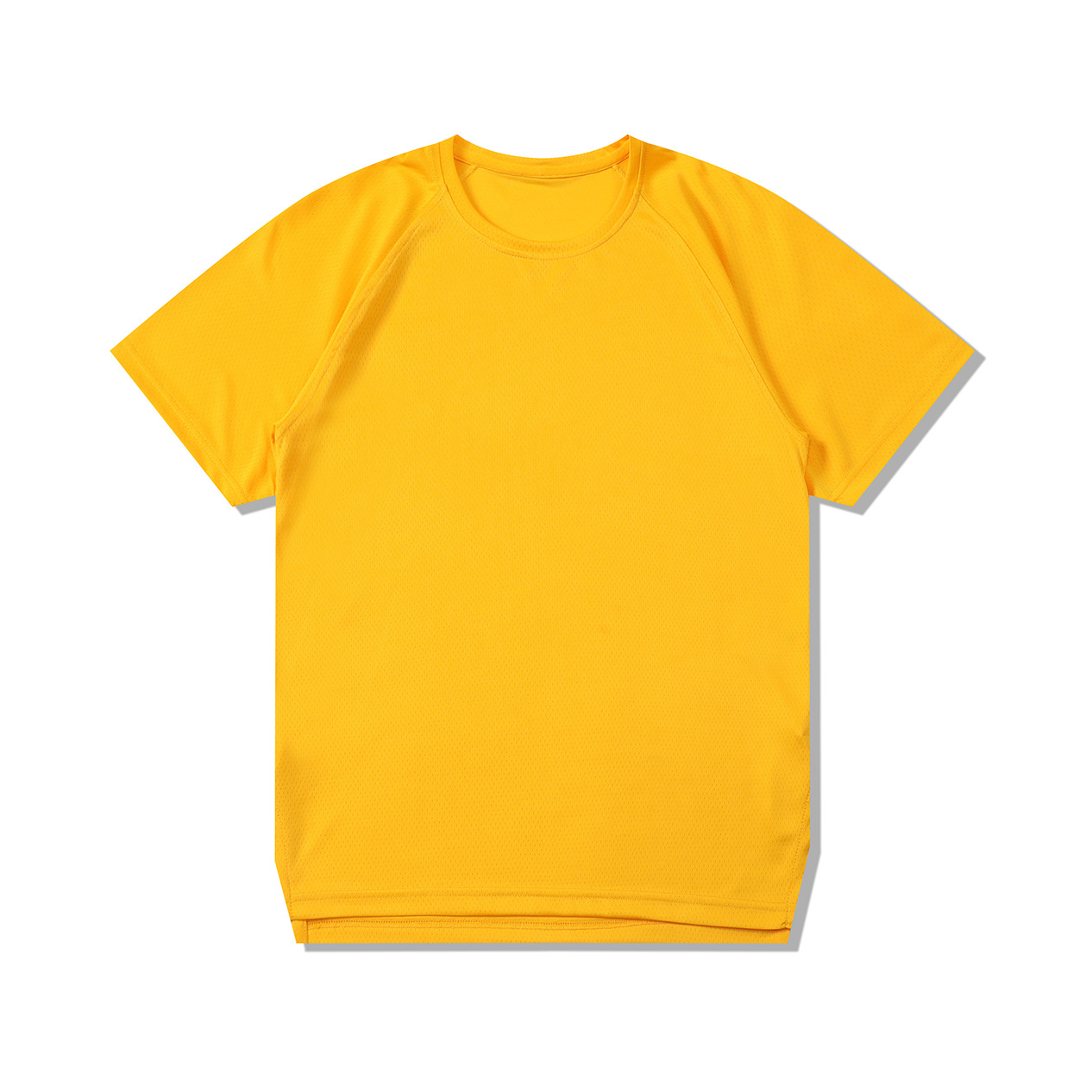 Hombre deportivo ocio mangas cortas T gran agujero de ventilación color combinado ropa de trabajo de secado rápido impresión logotipo camiseta ropa deportiva fitness