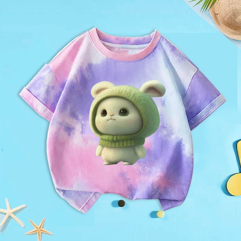 273 # 보라색 T 짧은 소매