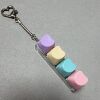Four-button transparent shell-love (purple 29