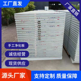 乐程净化手工双玻镁夹岩棉净化板岩棉 硅岩 硫氧镁材质自选洁净车
