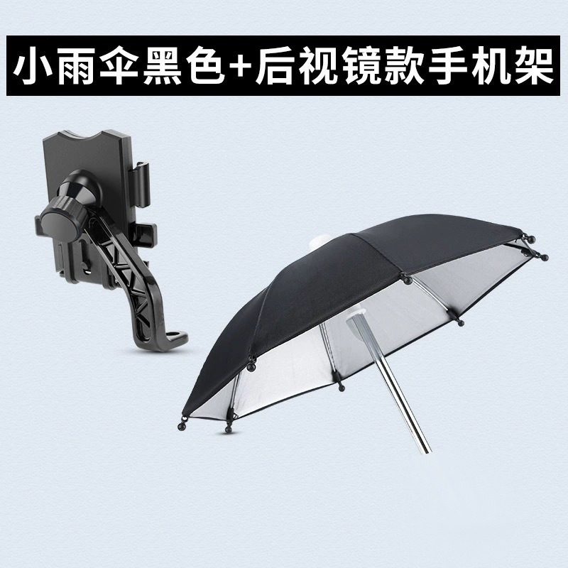 Electric frequency vehicle bracket + black umbrella