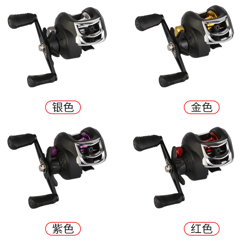 Venta directa de fábrica universal metal anti-explosión línea Luya rueda de gota de agua fuerte tensión negro mar Rod largo tiro pesca carrete al por mayor