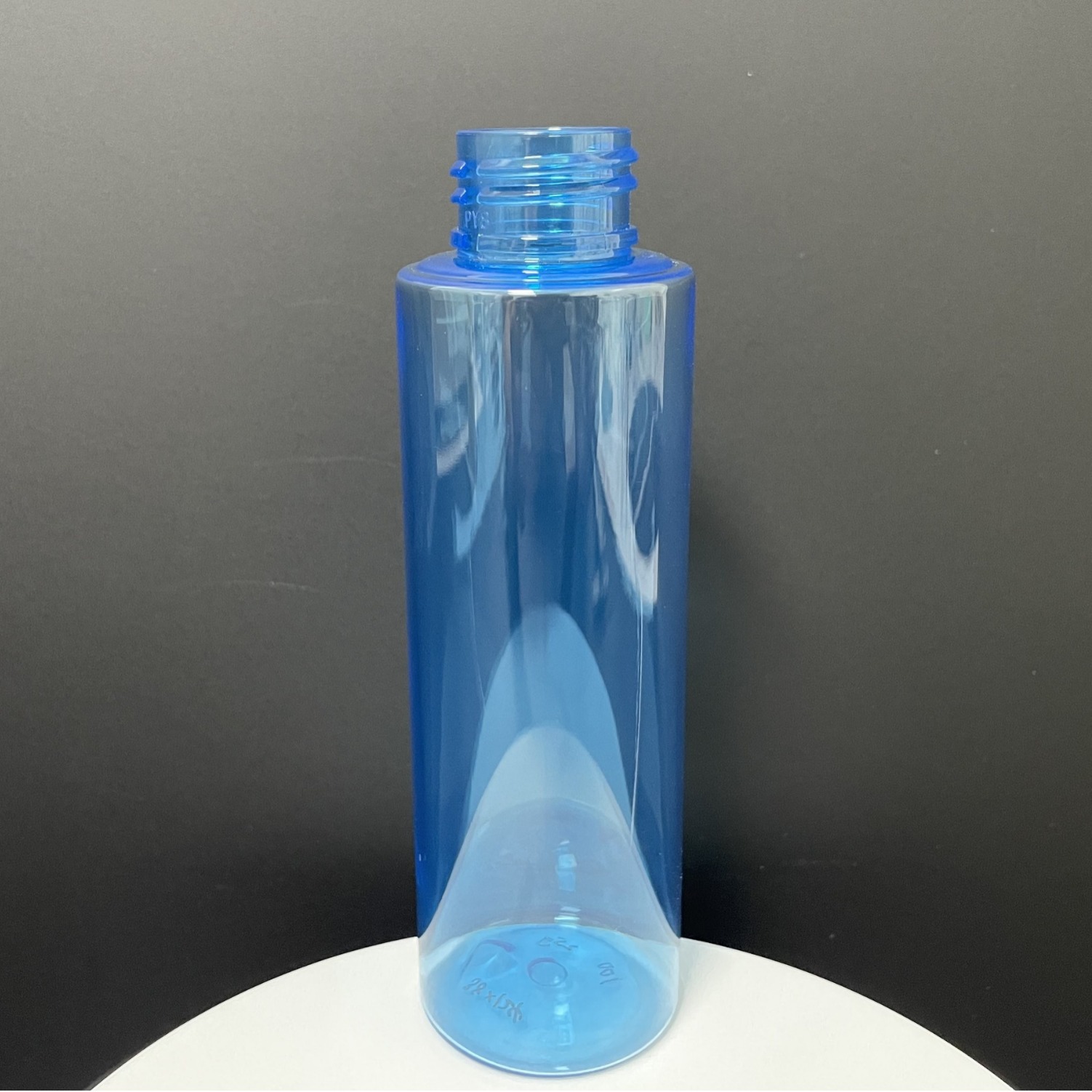 现货直销100ml透蓝圆肩喷雾瓶料瓶化妆品瓶喷雾乳液分装瓶