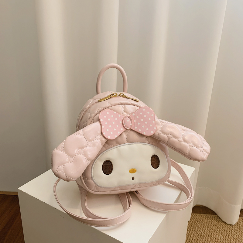 Mochila de dibujos animados para viajar mochila de niñas 2026 verano nuevo lindo arco de moda dulce mochila