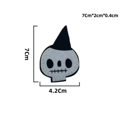 Innovative Halloween Self -sticking Patch Accessories Ghost Pumpkin…