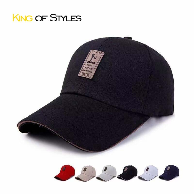 Medium Standard Baseball Cap, Trendy Men's and Women's Casual Long Brim Peaked Cap, Four Seasons Cross-Border Hat, Spring and Autumn Factory Wholesale