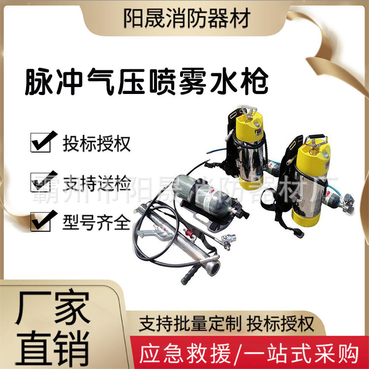 背负式脉冲气压喷雾水枪森林灭火抢险救援喷水枪灭火喷射器