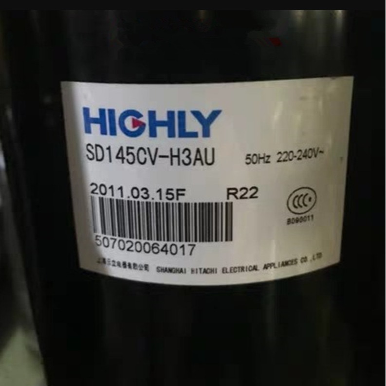 SD134CV-H3AU适用于海立日立空调压缩机配件SD134CV-P6AG