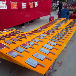 Running River and Lake kitchen knife Guangdong Yangjiang shell steel knife stall 20 yuan model forging cutting cutting dual-purpose knife slicing knife